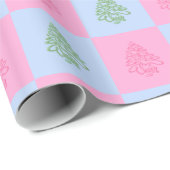 CHEERS CHRISTMAS TREES 2-GIFT WRAP PAPIER (Rol Hoek)