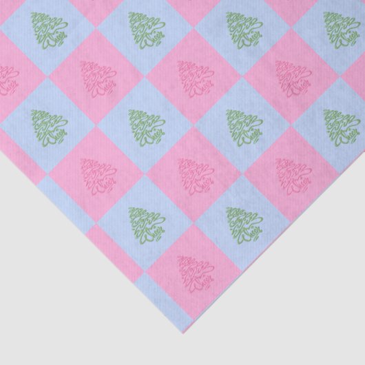 CHEERS CHRISTMAS TREES 2-WEEFSELPAPIER TISSUEPAPIER (Detail)