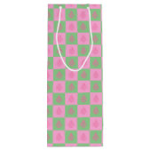 CHEERS CHRISTMAS TREES-4-WINE GIFT BAG WIJN CADEAUTAS (Achterkant)