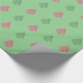 CHEERS CHRISTMAS TREES 5-GIFT WRAP PAPIER (Hoek)