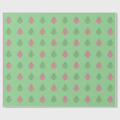 CHEERS CHRISTMAS TREES 5-GIFT WRAP PAPIER (Vlak)
