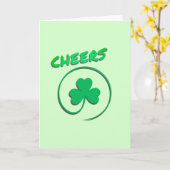 Cheers Clover Shamrock All Purpose Dekbed Kaart (Gele Bloem)