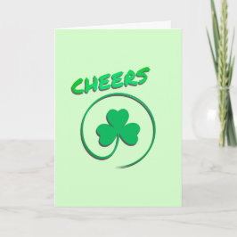 Cheers Clover Shamrock Multifunctionele Deken Kaart
