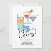 Cheers Cocktail Party Kaart (Voorkant)