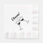Cheers Cocktail Party Servet (Voorkant)