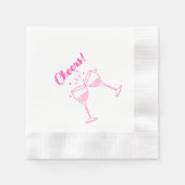 Cheers Cocktail Party Servet (Voorkant)