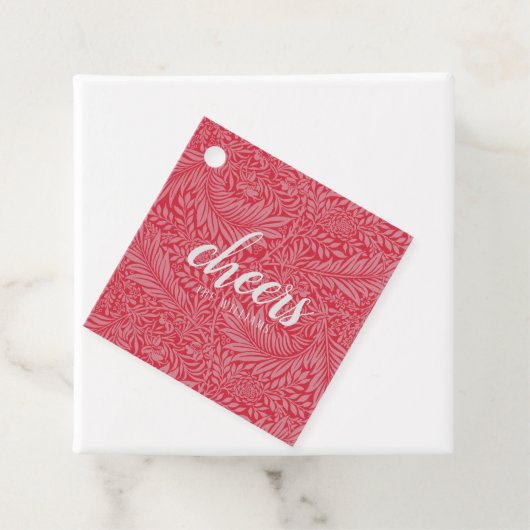 Cheers Custom Holiday Kerst sticker of Labels (In situ)