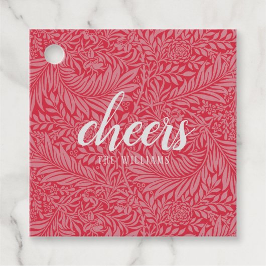 Cheers Custom Holiday Kerst sticker of Labels (Voorkant)