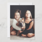 Cheers | Decoratieve tekst Happy Nieuwjaar 2 Foto Feestdagenkaart (Achterkant)