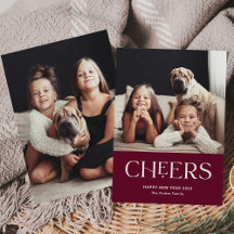 Cheers | Decoratieve tekst Happy Nieuwjaar 2 Foto