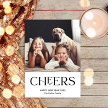 Cheers | Decoratieve tekst Happy Nieuwjaar 2 Foto