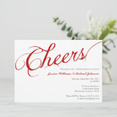 Cheers Dinner Party Kaart (Staand voorkant)