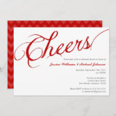 Cheers Dinner Party Kaart (Voorkant / Achterkant)