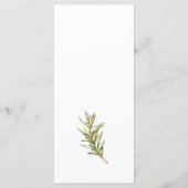 Cheers! Drink feestelijke Herfst viering thema Menu (Achterkant)