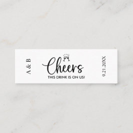 Cheers Drink op US Wedding Drink Ticket