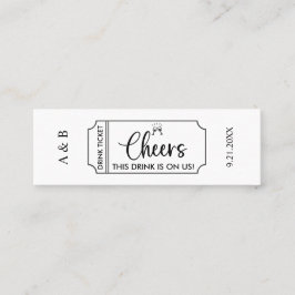 Cheers Drink op US Wedding Drink Ticket