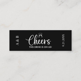 Cheers Drink op US Wedding Drink Ticket Voucher