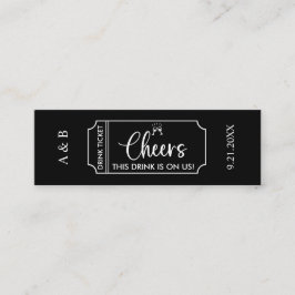 Cheers Drink op US Wedding Drink Ticket Voucher