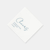 Cheers! Elegant, minimaal, handschrift Servet (Hoek)