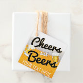 Cheers en Bier|Bevroren Schuim Bierpul Bedankjes Labels (In situ)