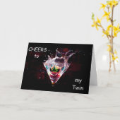 **CHEERS EN IK HEB JE GEZEGD* OP JE GROTE DAG KAART (Gele Bloem)