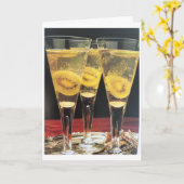 *CHEERS* EN *MERRY CHRISTMAS* AAN U KAART (Gele Bloem)