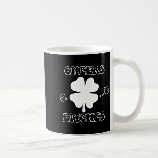 Cheers Es Lucky Clover Saint Patrick's Day Iri-shi Koffiemok (Rechts)