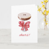Cheers! Espresso Martini Holiday Kaart (Gele Bloem)
