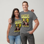 CHEERS EVERYBODY happy funny party Zombie sci fi h T-shirt (Unisex)