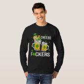 Cheers F ckers St Patricks Day T-shirt (Voorkant volledig)