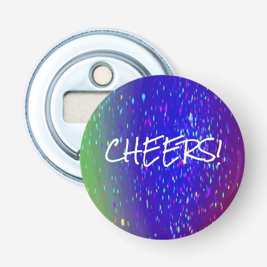 CHEERS! Flessenopener Button Flesopener (Voorkant)