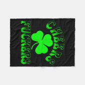 Cheers Forers Irish St Patricks Day Shamrock Tee  Fleece Deken (Voorkant (Horizontaal))