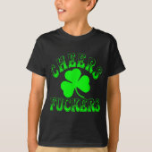 Cheers Forers Irish St Patricks Day Shamrock Tee  T-shirt (Voorkant)