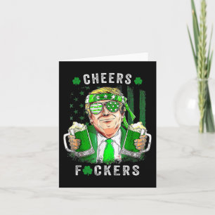 Cheers Forers St Patricks Day Bier Drink Grappig Kaart