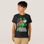 Cheers Forers St Patricks Day Grappig Bier Drink T-shirt (Voorkant volledig)
