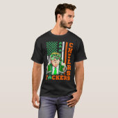 Cheers Forers St Patricks Day Grappig Bier Drink T-shirt (Voorkant volledig)