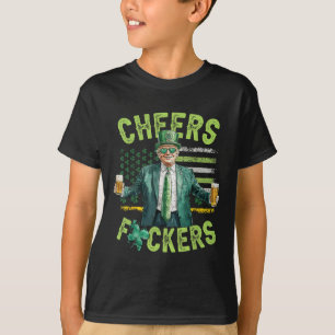 Cheers Forers St Patricks Day Grappig Bier Drink T-shirt