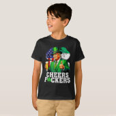 Cheers Forers St Patricks Day Grappig Bier Drink T-shirt (Voorkant volledig)