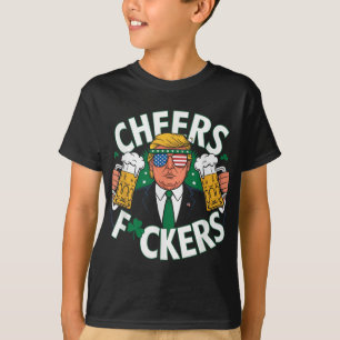 Cheers Forers St Patricks Day Grappig Bier Drink T-shirt