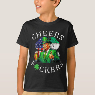 Cheers Forers St Patricks Day Grappig Bier Drink T-shirt