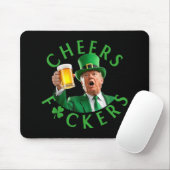 Cheers Forers St Patricks Funny Trump Leprechaun B Muismat (Met muis)