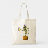 Cheers Ghouls Halloween Trick or treat Tote Bag (Achterkant)