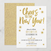 Cheers Gold Nieuwjaar op uitnodiging van Eve (Voorkant / Achterkant)