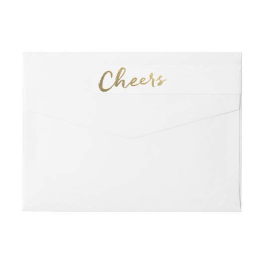 Cheers Gold Script (Achterkant)