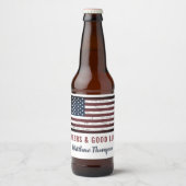 Cheers & Good Luck Soldaat die weggaat Bier Etiket (Voorkant)