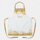 Cheers - Goudbolchampagne Schort (Voorkant)