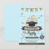Cheers Graduation Party Class of 2026 Invitation Kaart (Voorkant / Achterkant)