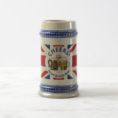 Cheers GREAT BRITAIN Custom Cartoon Union Jack Bierpul (Center)