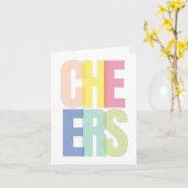 CHEERS | Grote feestdag Kaart (Gele Bloem)