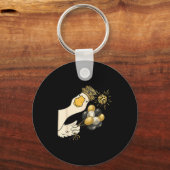 Cheers Happy New Year 2026 Goose With Balloon Disc Sleutelhanger (Voorkant)